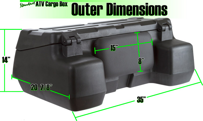 ATV REAR BOX 8015